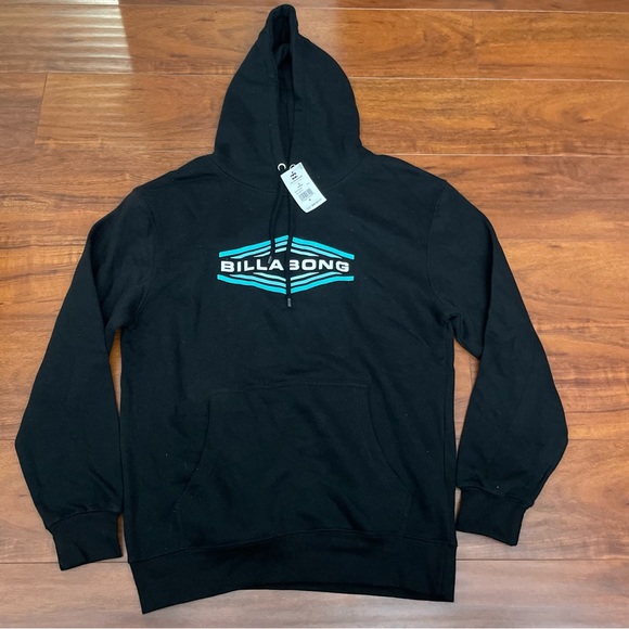 Billabong Other - NWT BILLABONG WALLED BLACK HOODIE SZ MEDIUM M